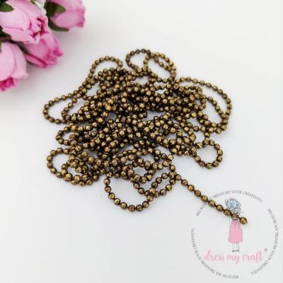 Dress My Craft Band - Ball Chain Bronze